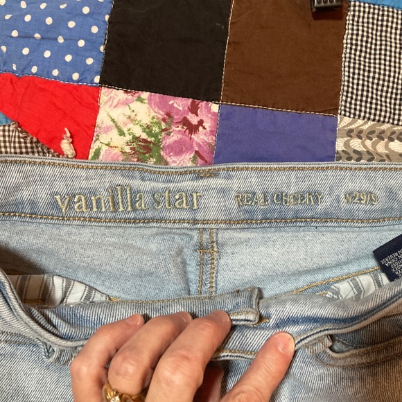 Vanilla Star Sky Blue Straight Leg Jeans - Picture 2 of 7